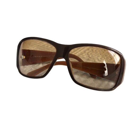 Prada Sunglasses SPR09G Brown with Case - Picture 6 of 6
